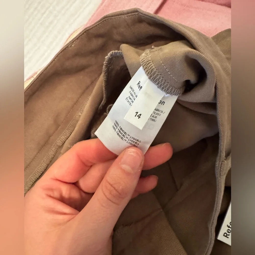 Reformation Brown High-Waisted Pants - Picture 4 of 9